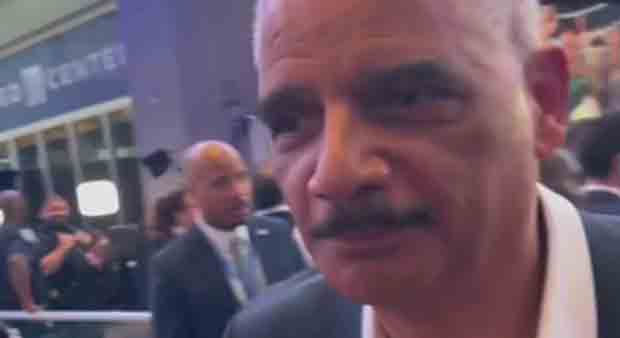 Eric Holder Suffers Massive Meltdown When Confronted over Failure to Properly Vet Tim Walz: 'F**k You! You'r a Fool!'