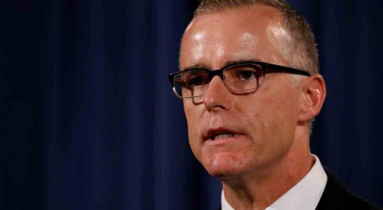 Ex-FBI Official Andrew McCabe Admits Deep State 'Living in Fear' of Trump's Next Move: 'This Is Totally Unprecedented'